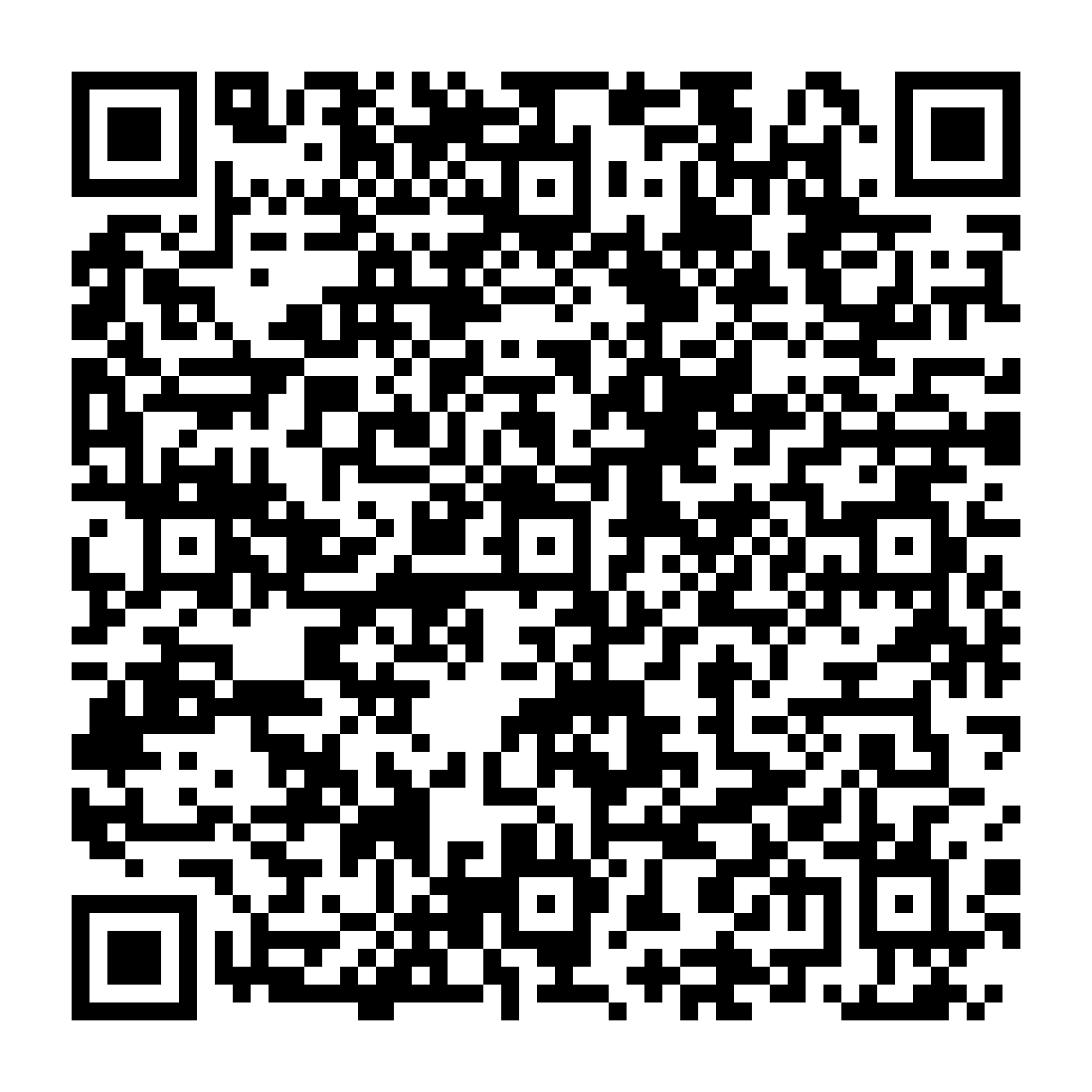 QR code that opens a WhatsApp chat with Din